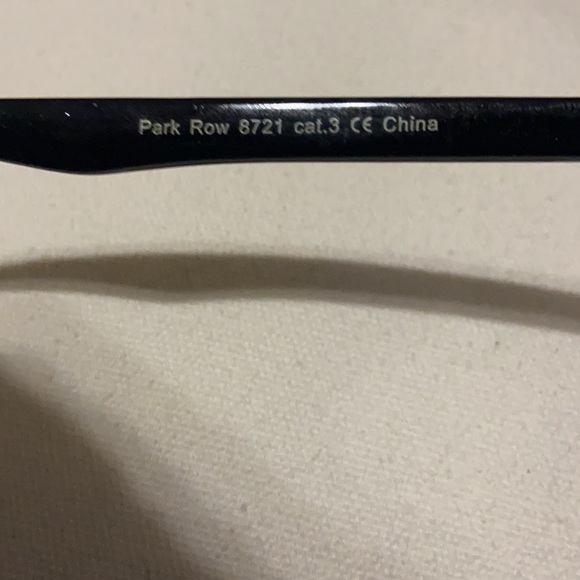 Park Row Polarized Sunglasses metallic classic style black/green - Picture 6 of 9